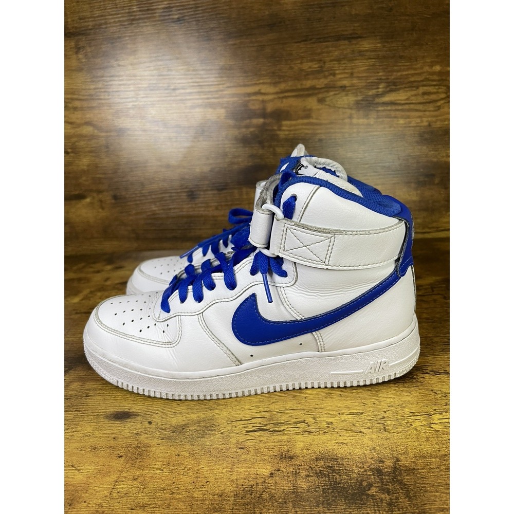 NIKE AIR FORCE 1 HIGH 8.5‎ US WHITE AND BLUE